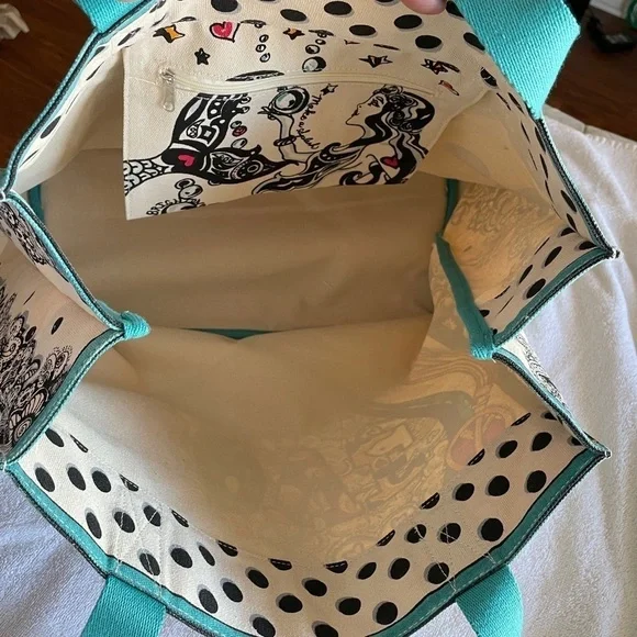 NEW BOHEMIAN BRIGHTON TOTE SUMMER OF LOVE HEARTS - Picture 11 of 16